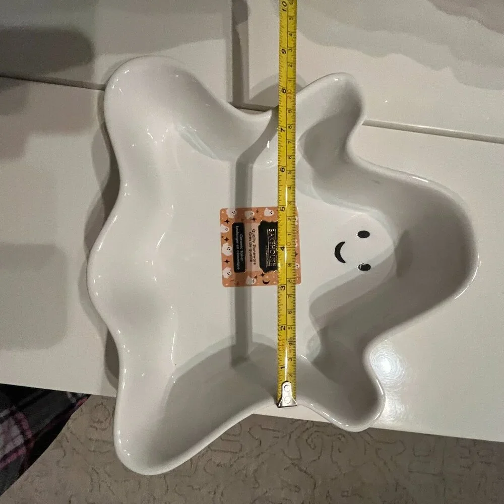 Ceramic Ghost Baking Dish‎ (Heavyweight) (new/home/x)